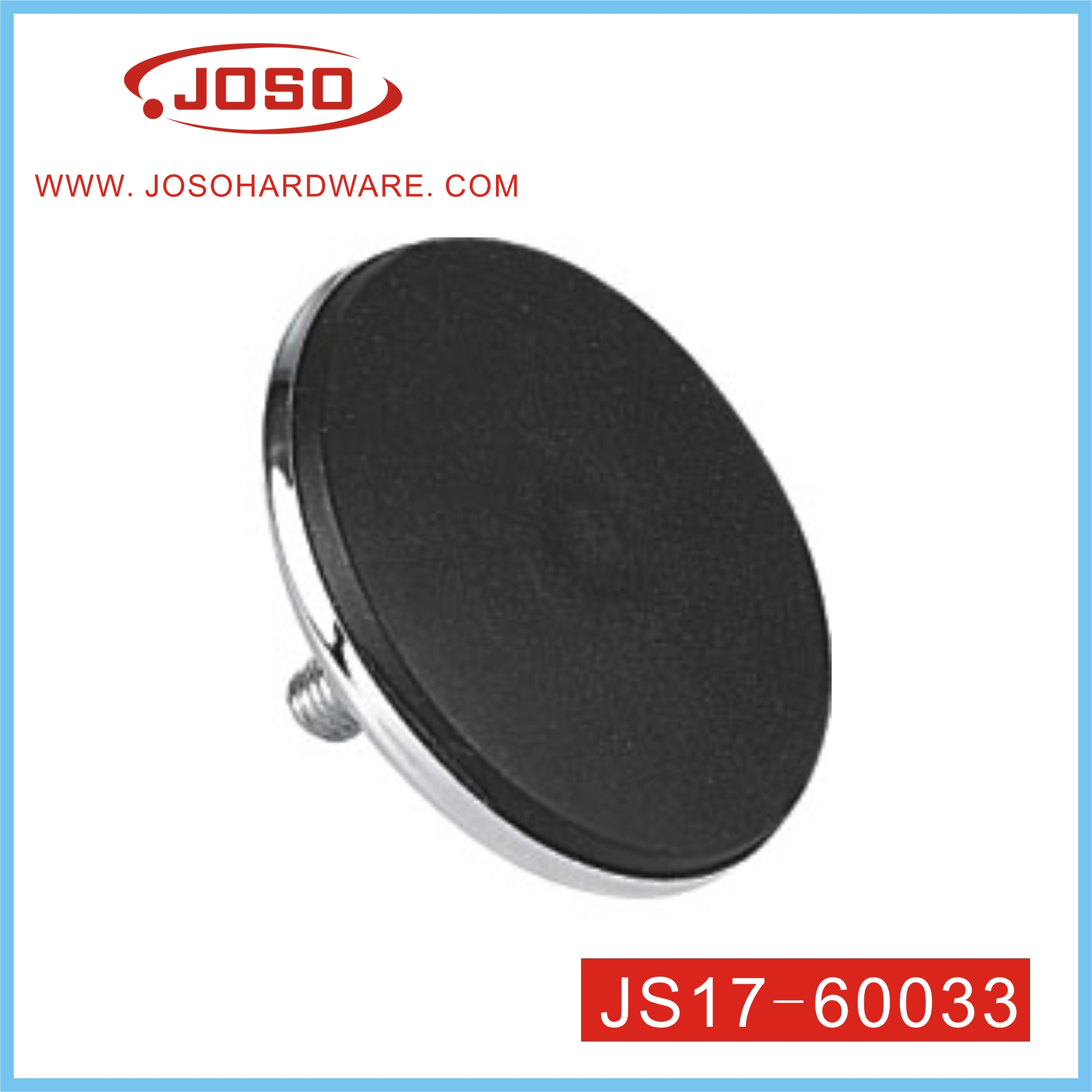 Tornillo ajustable de acero negro de herrajes para muebles para conector