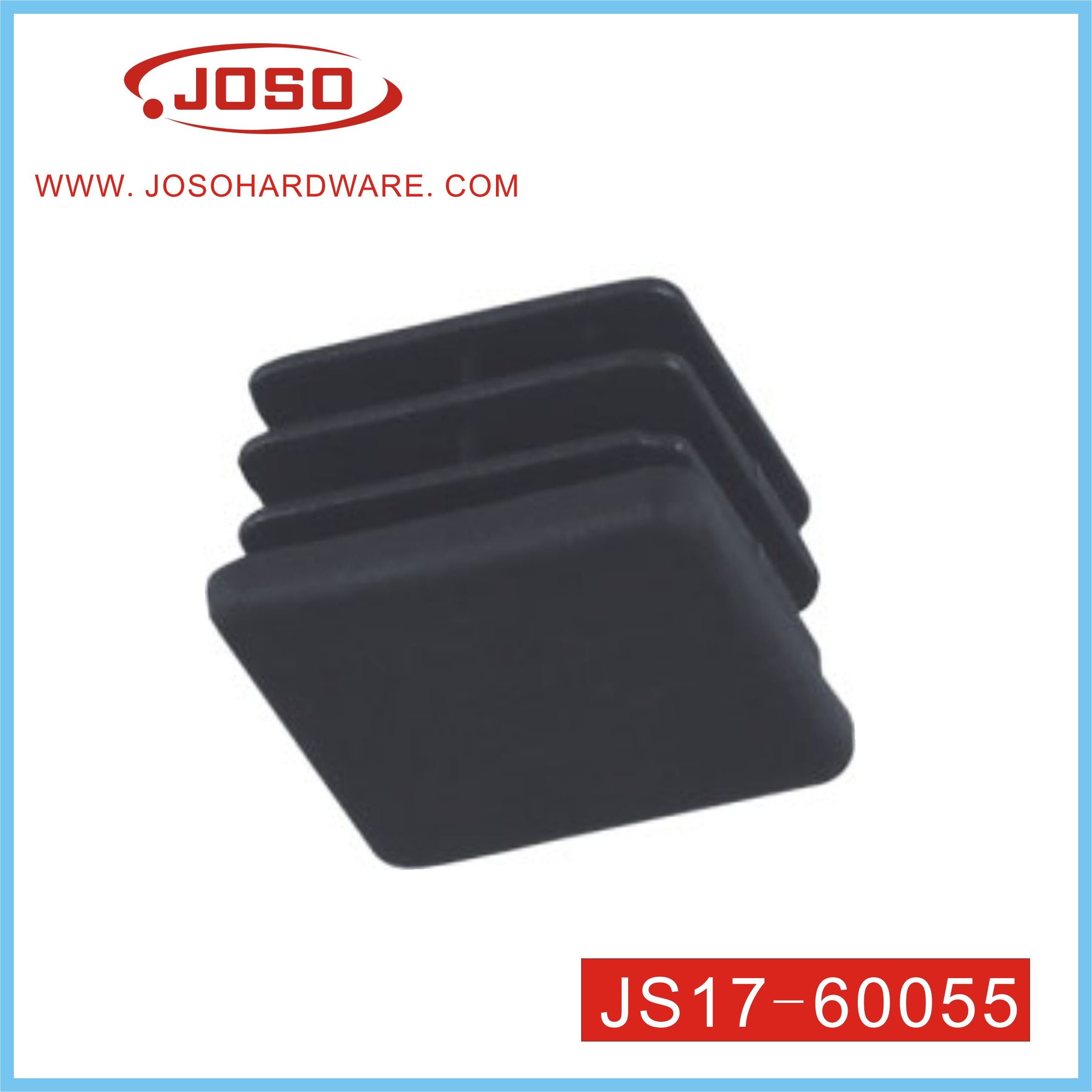 Pata de perno de ajuste cuadrado de herrajes para muebles para pata de mesa